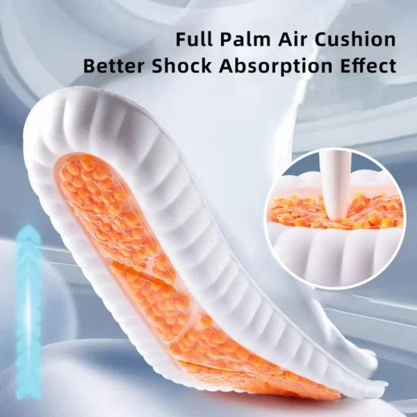 New Sport Latex Insole Cushion Comfortable Plantar Fasciitis Insoles for Feet Man Women Orthopedic Shoe Sole Running Accessories - Image 12