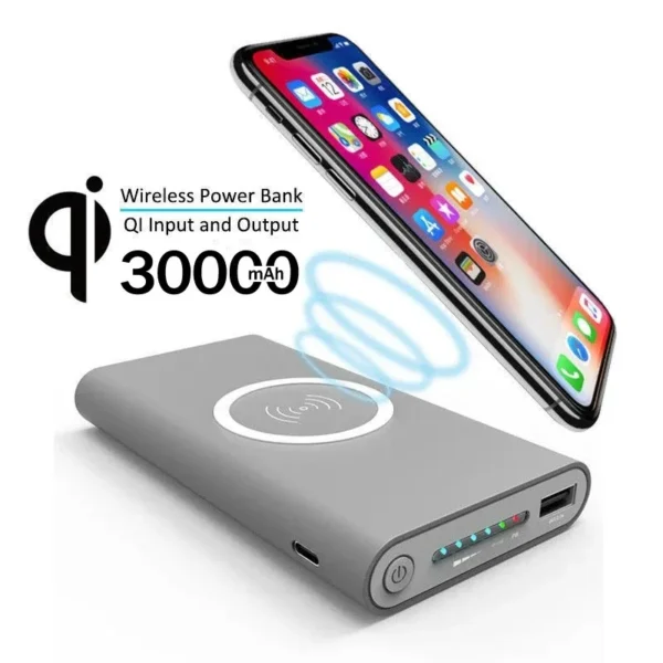 200000mAh Power Bank Ultra-Large Capacity Universal Wireless Fast Charging Power Bank Thin And Portable For iPhone Samsung - Image 4