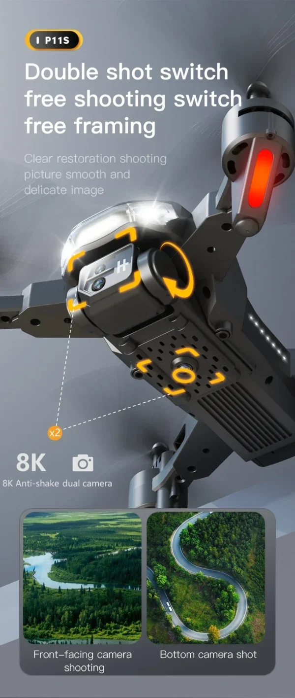 Xiaomi MIJIA P11 Max Drone 8K HD 5G GPS Professional Aerial Photography Dual Camera Obstacle Avoidanc Brushless Quadrotor 10000M - Image 17