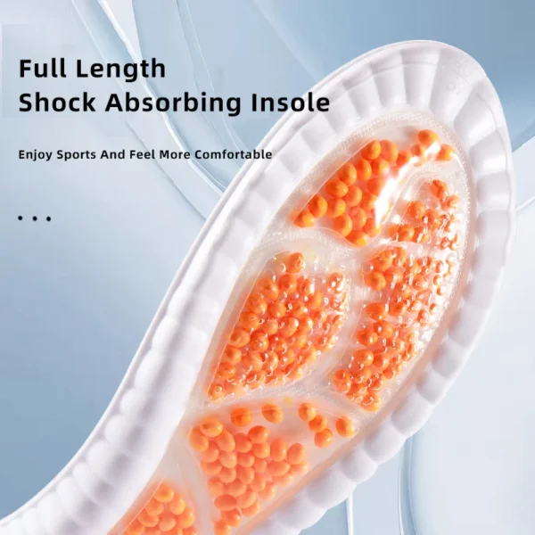 New Sport Latex Insole Cushion Comfortable Plantar Fasciitis Insoles for Feet Man Women Orthopedic Shoe Sole Running Accessories - Image 15