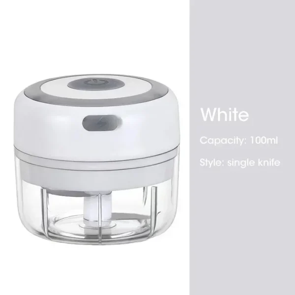 Wireless Electric Garlic Masher Machine Meat Grinder Mincer Auxiliary Food Machine 100/250ml Chili Vegetable Crusher Masher - Image 16