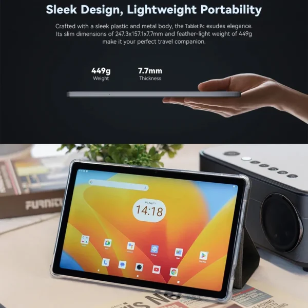 Original BDF Y7 Tablet Pc 10.1 Inch 8GB RAM 256GB ROM Android 12 Octa Core 3G 4G LTE Internet WiFi Internet BT Global Version - Image 23