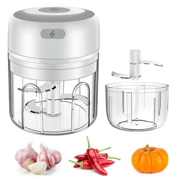 Wireless Electric Garlic Masher Machine Meat Grinder Mincer Auxiliary Food Machine 100/250ml Chili Vegetable Crusher Masher - Image 19
