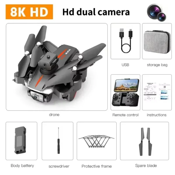 Xiaomi MIJIA P11 Max Drone 8K HD 5G GPS Professional Aerial Photography Dual Camera Obstacle Avoidanc Brushless Quadrotor 10000M - Image 8