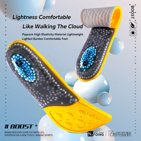 Sport Insoles Arch Support Breathable Technology Design Shock Absorption Shoes Pad Outdoor Running Rzoom Air Cushion Insole - Image 19