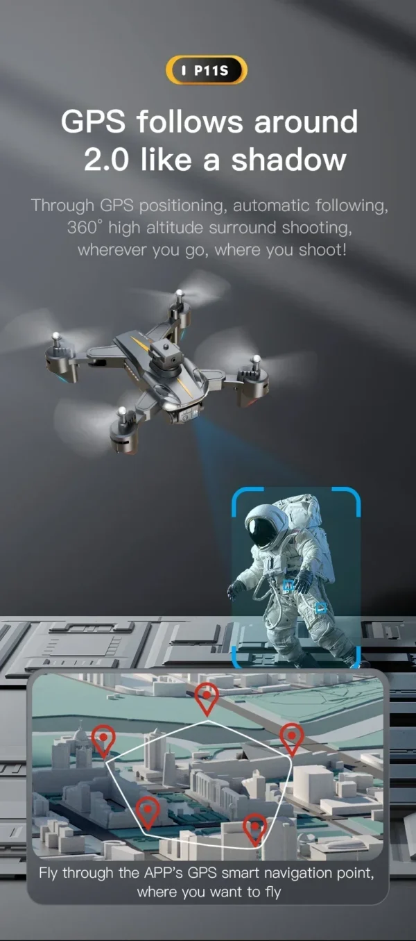 Xiaomi MIJIA P11 Max Drone 8K HD 5G GPS Professional Aerial Photography Dual Camera Obstacle Avoidanc Brushless Quadrotor 10000M - Image 20
