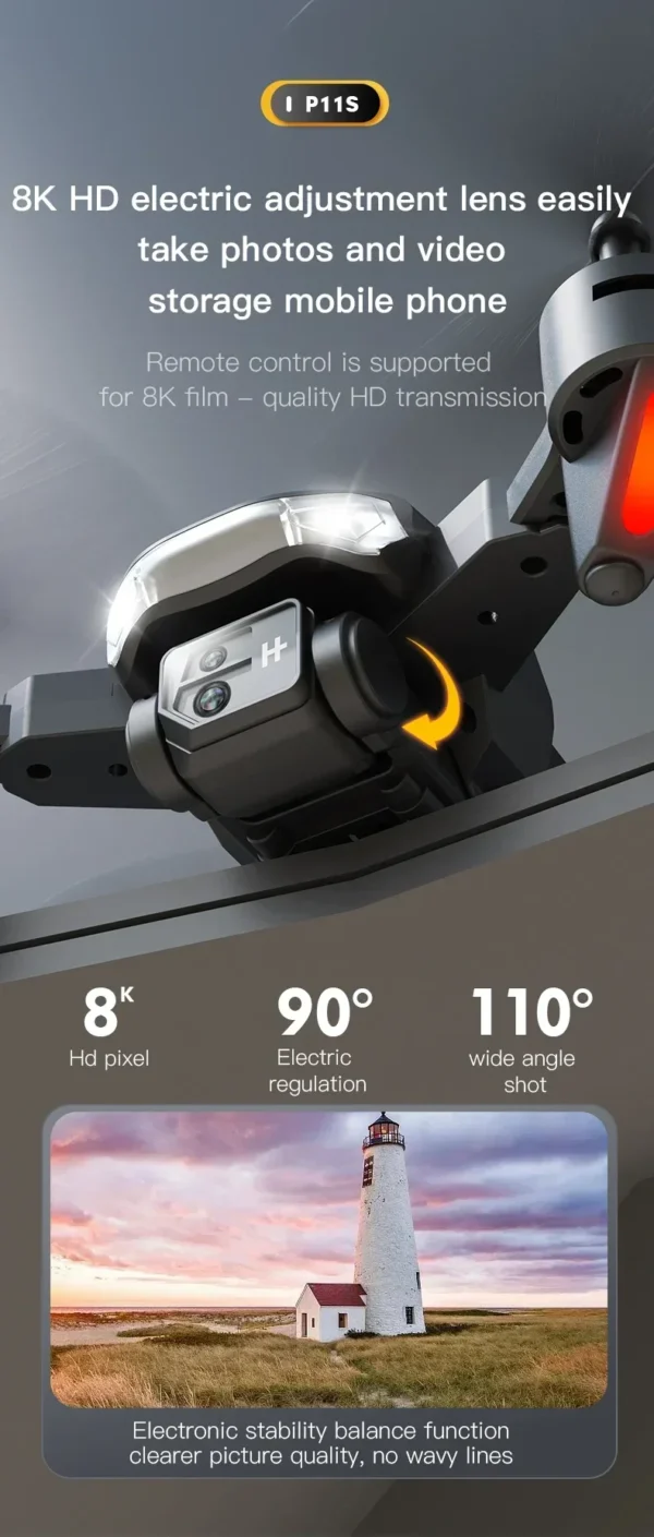 Xiaomi MIJIA P11 Max Drone 8K HD 5G GPS Professional Aerial Photography Dual Camera Obstacle Avoidanc Brushless Quadrotor 10000M - Image 16