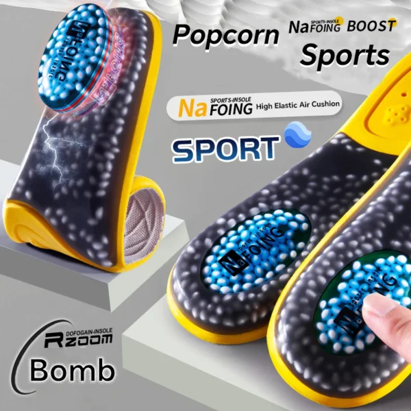 Sport Insoles Arch Support Breathable Technology Design Shock Absorption Shoes Pad Outdoor Running Rzoom Air Cushion Insole - Image 10