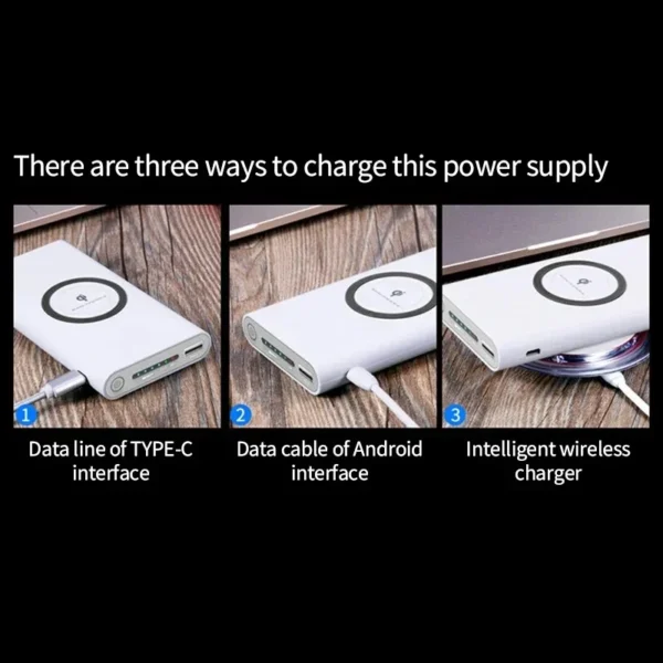 200000mAh Power Bank Ultra-Large Capacity Universal Wireless Fast Charging Power Bank Thin And Portable For iPhone Samsung - Image 26
