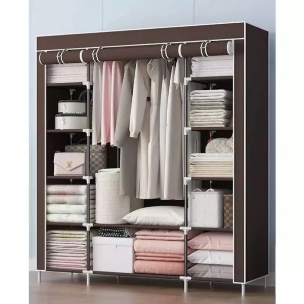 Guarda-roupa portátil dobrável multifuncional organizador de guarda-roupa grande multiuso