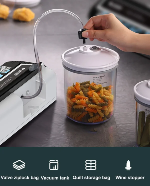 Senior Electric Vacuum Sealer Packaging Machine For Home Kitchen For Sealing Fresh Packaging Machine For Food Preservation MS175 - Image 27