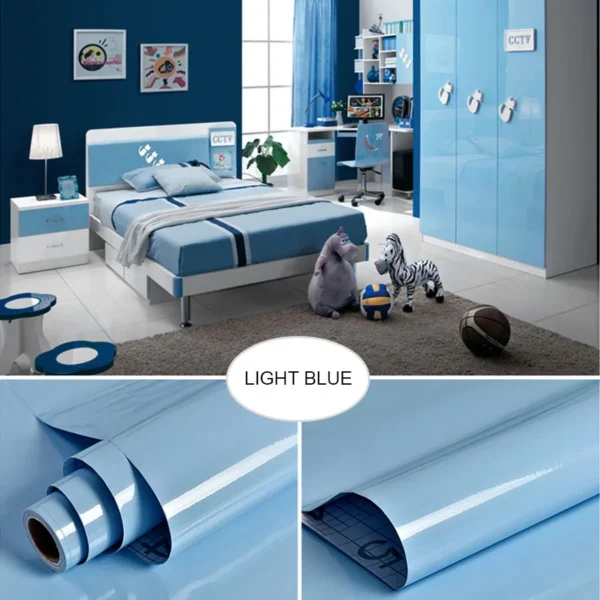 Filme decorativo pvc auto adesivo de parede móveis renovação adesivos armário cozinha à prova - Image 27