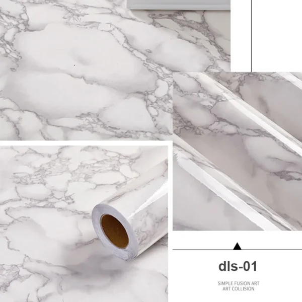 Filme decorativo pvc auto adesivo de parede móveis renovação adesivos armário cozinha à prova - Image 41