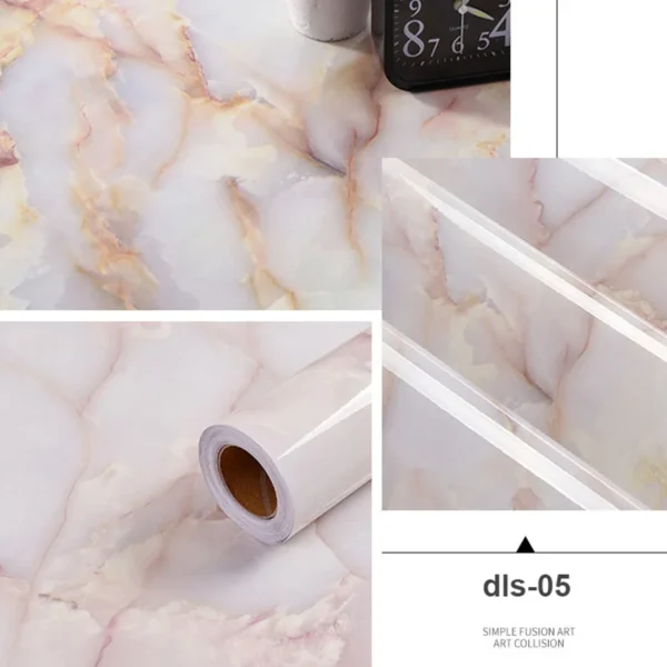 Filme decorativo pvc auto adesivo de parede móveis renovação adesivos armário cozinha à prova - Image 47