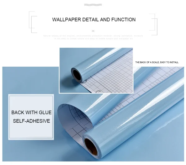 Filme decorativo pvc auto adesivo de parede móveis renovação adesivos armário cozinha à prova - Image 51