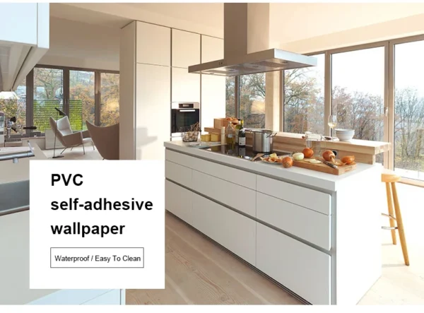Filme decorativo pvc auto adesivo de parede móveis renovação adesivos armário cozinha à prova - Image 50