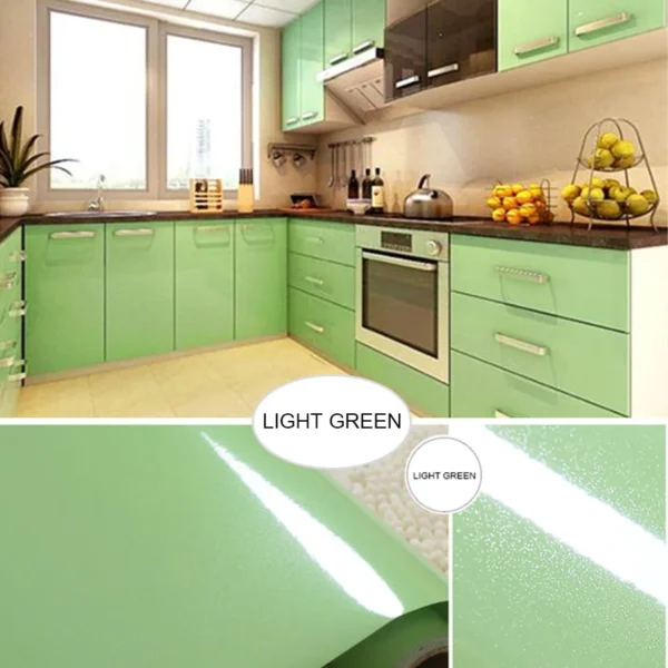 Filme decorativo pvc auto adesivo de parede móveis renovação adesivos armário cozinha à prova - Image 42