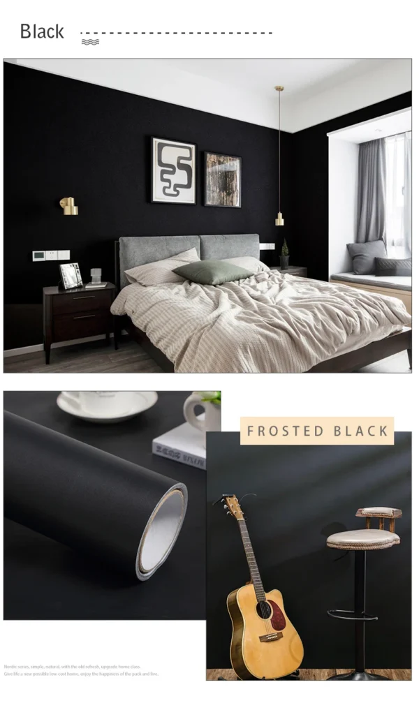 Filme decorativo pvc auto adesivo de parede móveis renovação adesivos armário cozinha à prova - Image 69