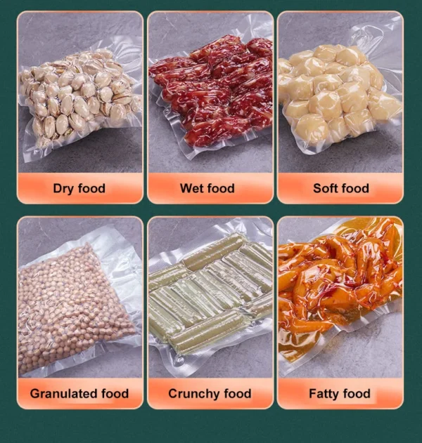 Senior Electric Vacuum Sealer Packaging Machine For Home Kitchen For Sealing Fresh Packaging Machine For Food Preservation MS175 - Image 26