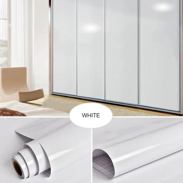 Filme decorativo pvc auto adesivo de parede móveis renovação adesivos armário cozinha à prova - Image 21