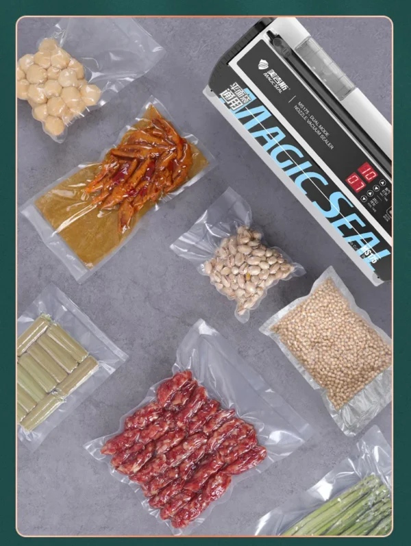 Senior Electric Vacuum Sealer Packaging Machine For Home Kitchen For Sealing Fresh Packaging Machine For Food Preservation MS175 - Image 25