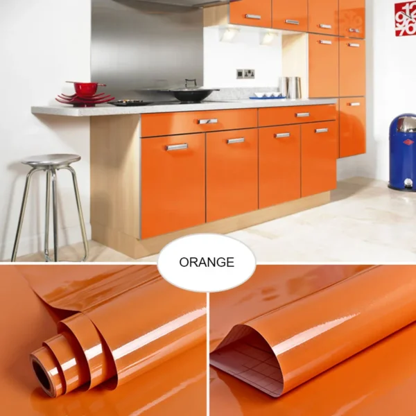 Filme decorativo pvc auto adesivo de parede móveis renovação adesivos armário cozinha à prova - Image 22