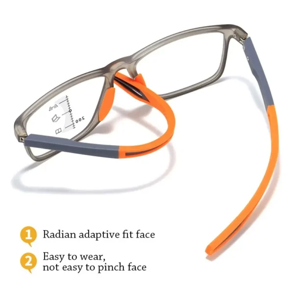 Multifocal Progressive Reading Glasses TR90 Frame Men Women Anti-blue Light Sports Eyeglasses Ultralight Bifocal Presbyopia - Image 21