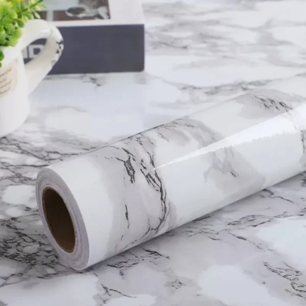 Filme decorativo pvc auto adesivo de parede móveis renovação adesivos armário cozinha à prova - Image 34