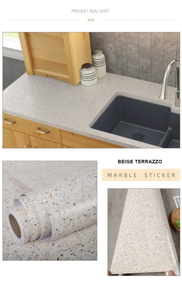 Filme decorativo pvc auto adesivo de parede móveis renovação adesivos armário cozinha à prova - Image 60