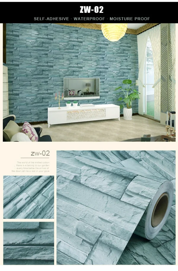Filme decorativo pvc auto adesivo de parede móveis renovação adesivos armário cozinha à prova - Image 72