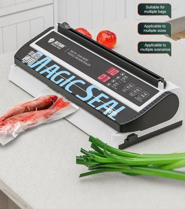 Senior Electric Vacuum Sealer Packaging Machine For Home Kitchen For Sealing Fresh Packaging Machine For Food Preservation MS175 - Image 20