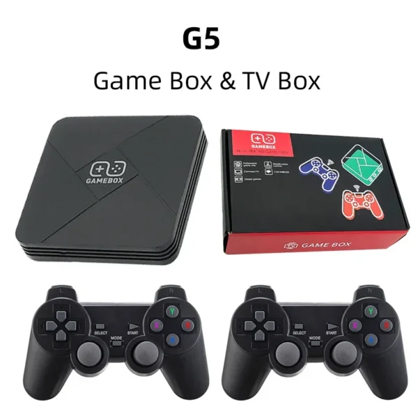 G5 S905X Retro Video Game Box Over 10Simulators Dual-Syste 4Core CPU 4K Super HD video Game Console Support NDS/PS1/PSP TV Box - Image 8