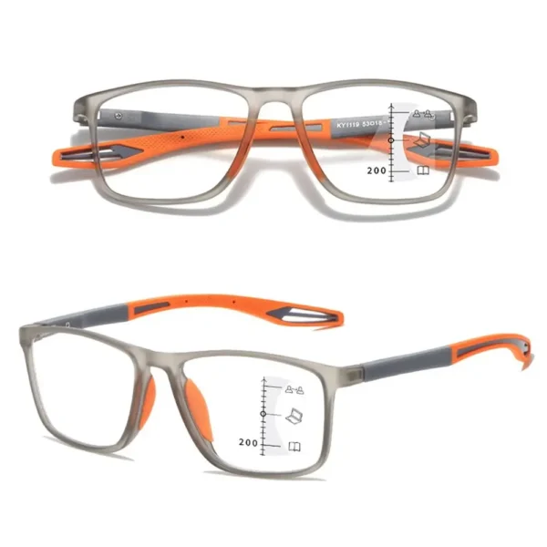 Multifocal Progressive Reading Glasses TR90 Frame Men Women Anti-blue Light Sports Eyeglasses Ultralight Bifocal Presbyopia - Image 12