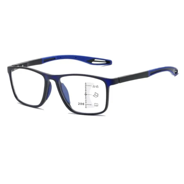 Multifocal Progressive Reading Glasses TR90 Frame Men Women Anti-blue Light Sports Eyeglasses Ultralight Bifocal Presbyopia - Image 9