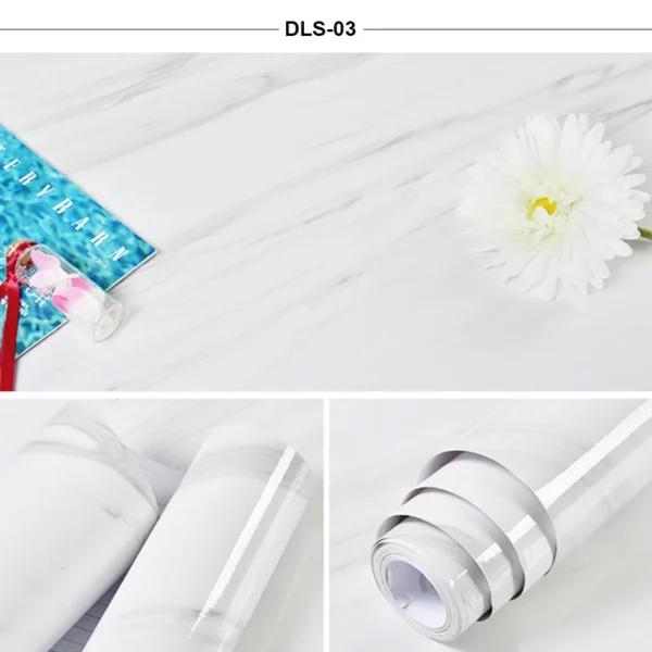 Filme decorativo pvc auto adesivo de parede móveis renovação adesivos armário cozinha à prova - Image 48