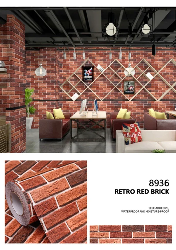 Filme decorativo pvc auto adesivo de parede móveis renovação adesivos armário cozinha à prova - Image 73