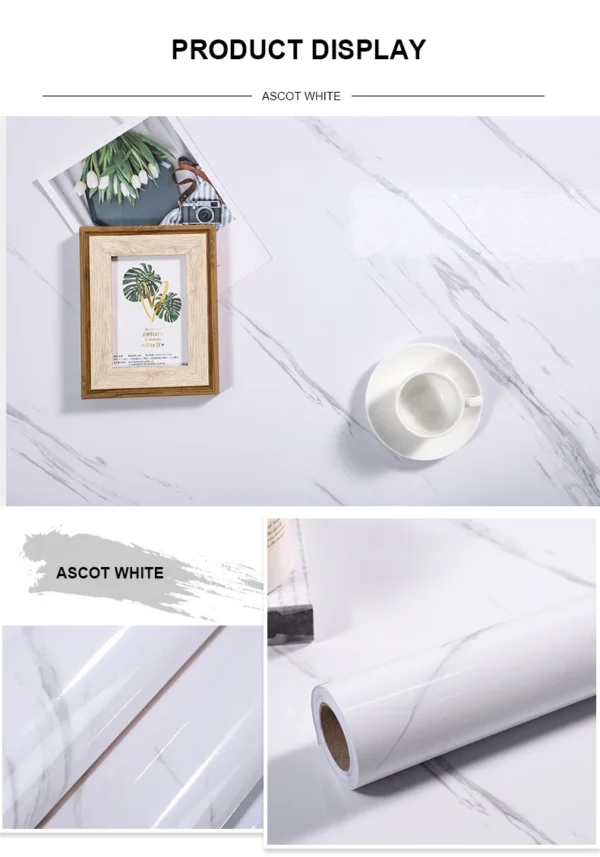 Filme decorativo pvc auto adesivo de parede móveis renovação adesivos armário cozinha à prova - Image 57