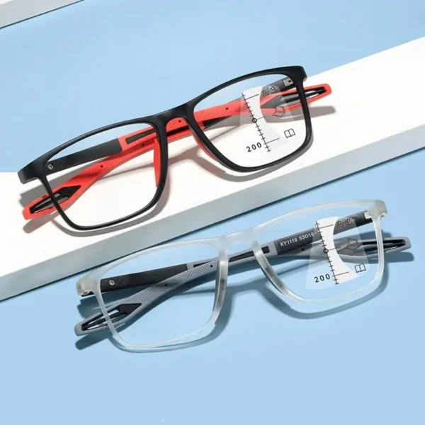 Multifocal Progressive Reading Glasses TR90 Frame Men Women Anti-blue Light Sports Eyeglasses Ultralight Bifocal Presbyopia - Image 19