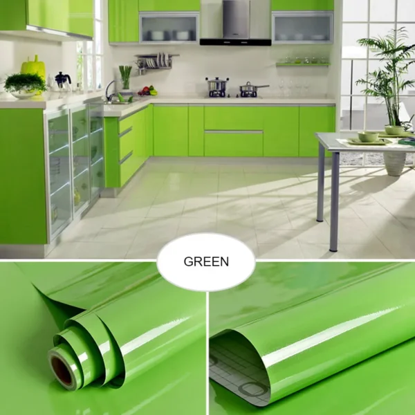 Filme decorativo pvc auto adesivo de parede móveis renovação adesivos armário cozinha à prova - Image 33