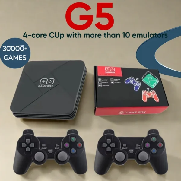 G5 S905X Retro Video Game Box Over 10Simulators Dual-Syste 4Core CPU 4K Super HD video Game Console Support NDS/PS1/PSP TV Box